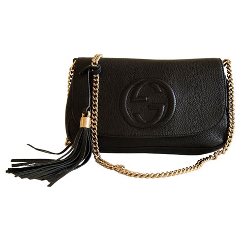 gucci soho crossbody large|gucci soho flap crossbody bag.